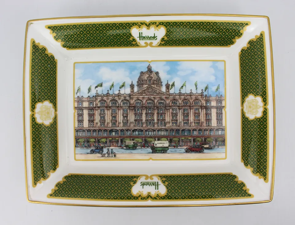 Harrods  Knightsbridge Store Porcelain Plate
