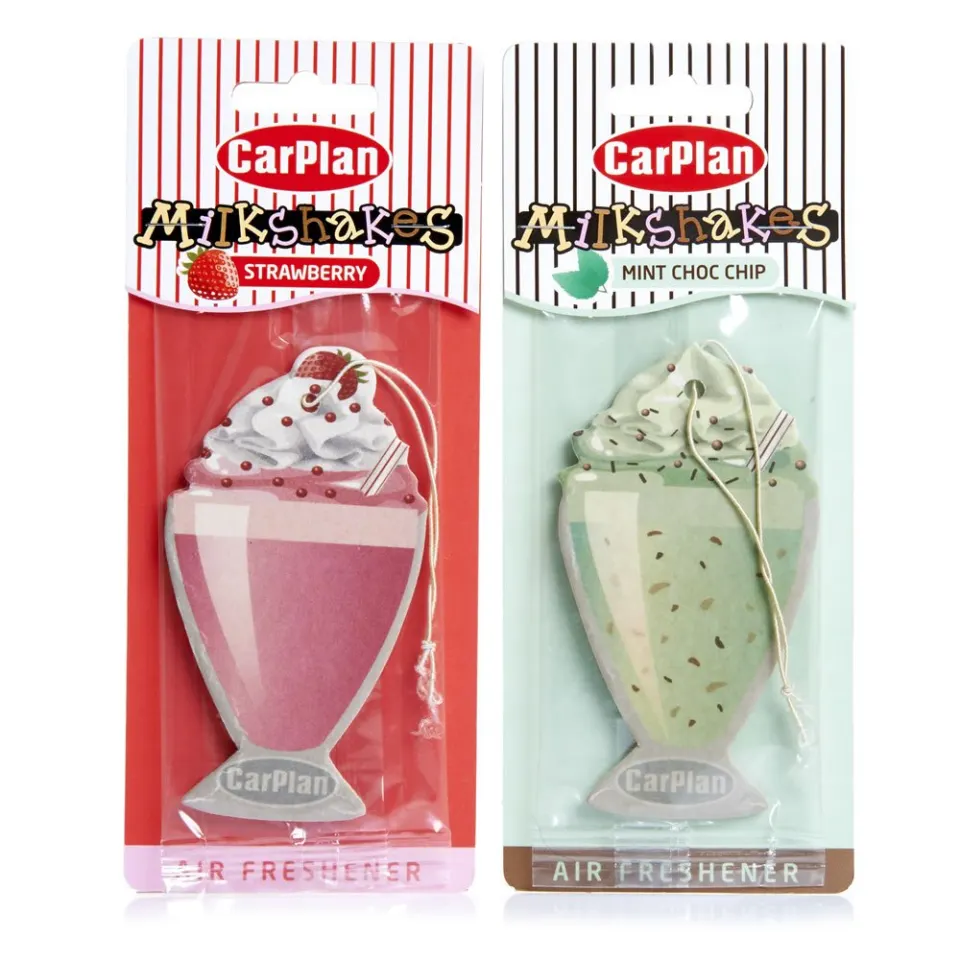 60 x Carplan MILKSHAKES Air Freshener L10c