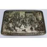 Vintage G.B.Co Belgium Teniers Biscuit Tin