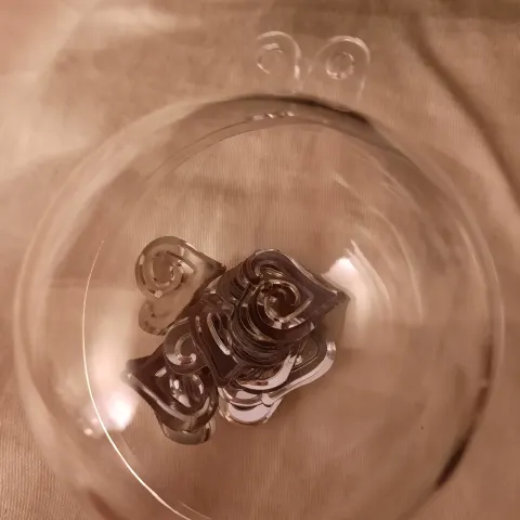 100 clear plastic baubles - 4 cm perfect for craft, wedding, Christmas etc