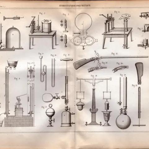 Experimental Physics Optics Meteorology Instruments Etc Antique Diagram-46.