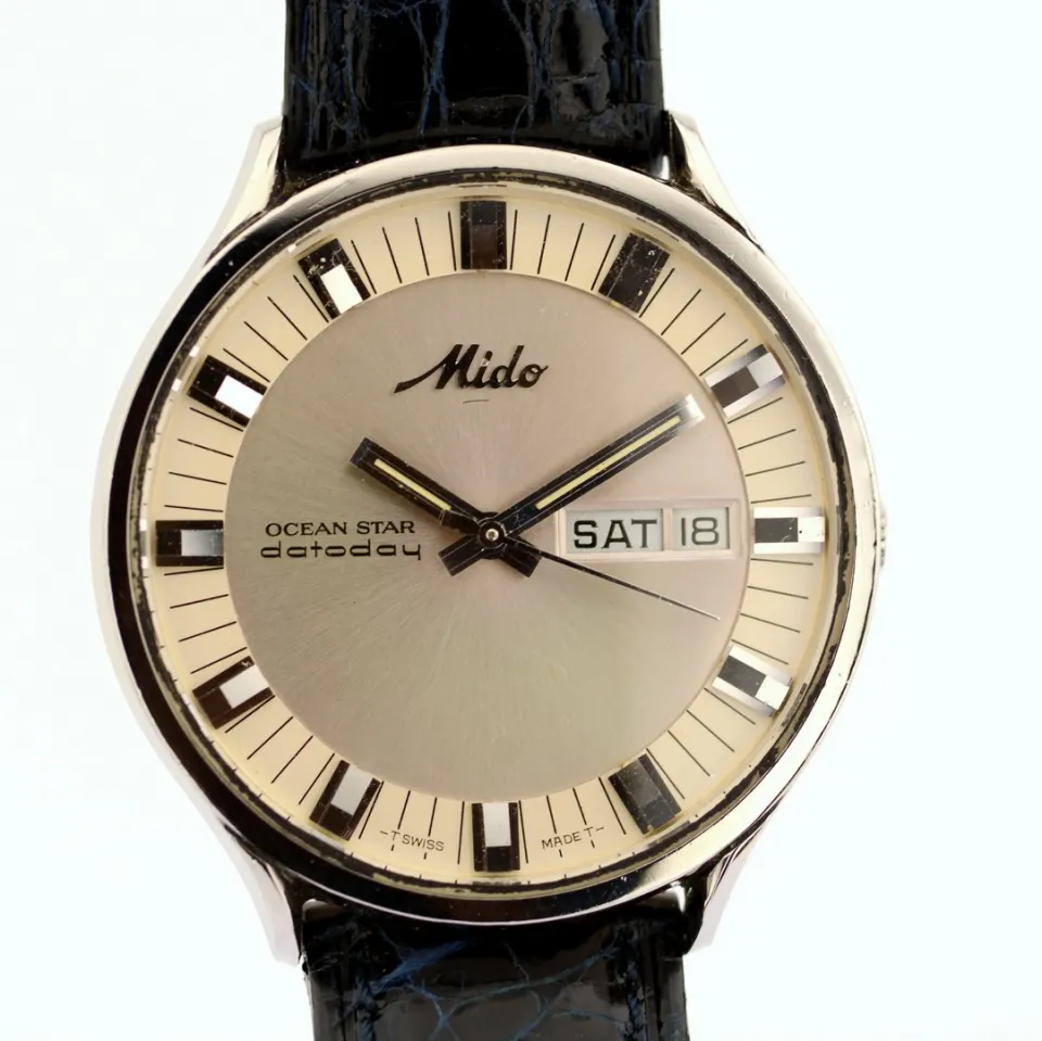 Mido/Ocean Star - Datoday - Day/Date - Gentlemen's Steel Wristwatch
