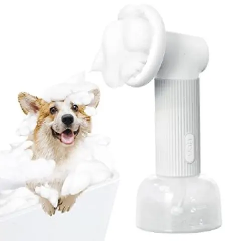 Automatic Foaming Dog Shampoo Brush RRP £39.99 L13b