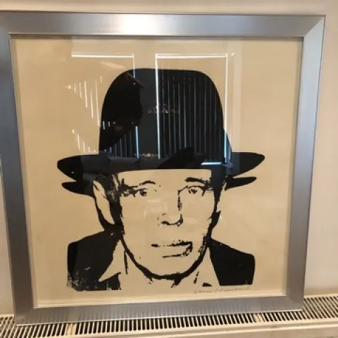 ANDY WARHOL, JOSEPH BEUYS, 1978 SERIGRAPH SIGNED