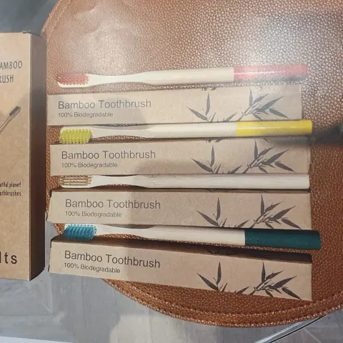350 Bamboo Toothbrushes (4 in a box)