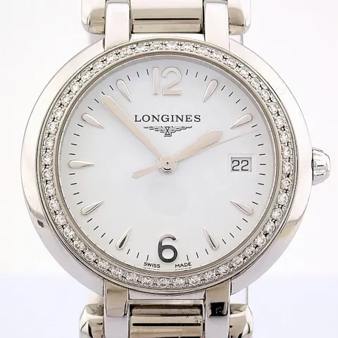 Longines / Primaluna Diamonds - Lady's Steel Wristwatch