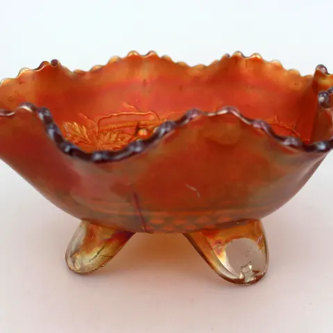 Vintage Iridescent Carnival Glass Bowl