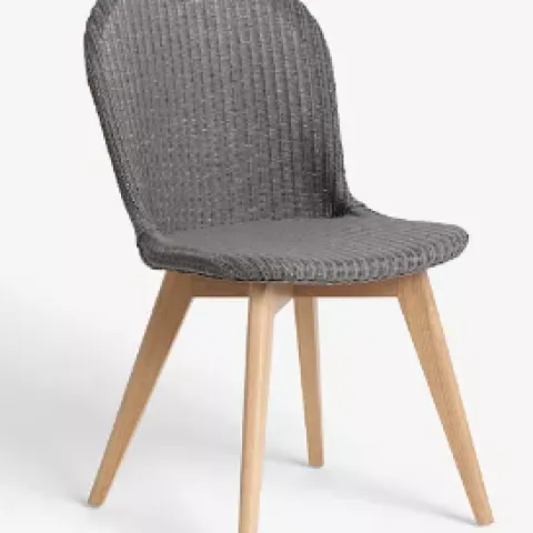 Item Description  -  John Lewis
Easdale Lloyd Loom Dining Side Chair, Quartz Grey  -  Stock Number