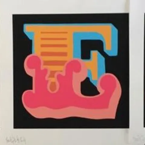BEN EINE (b.1970) ‘SEX’ Three ways, Circus Shutter Font -Signed, limited edition, screen print, 2014