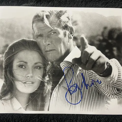 Roger Moore Signed