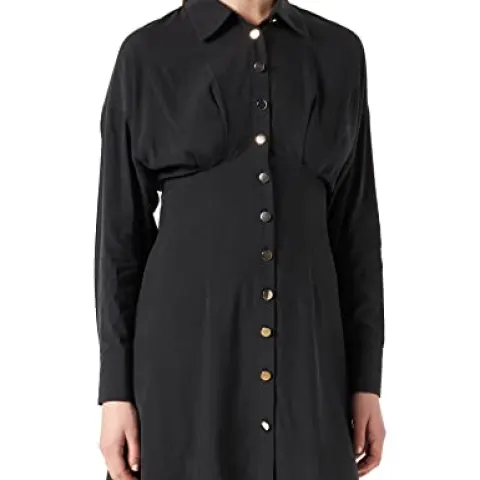 Sisley Women's Dress 48T8LV00M, Black 100, 8
