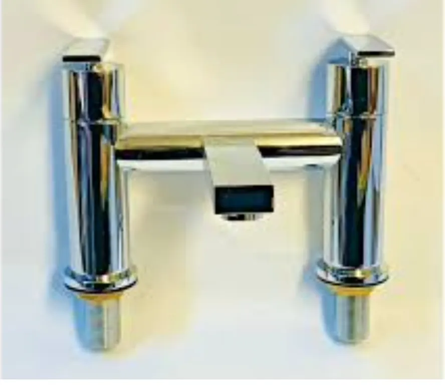 2 x Ultra Charm Bath Filler Chrome CHR303 New Boxed