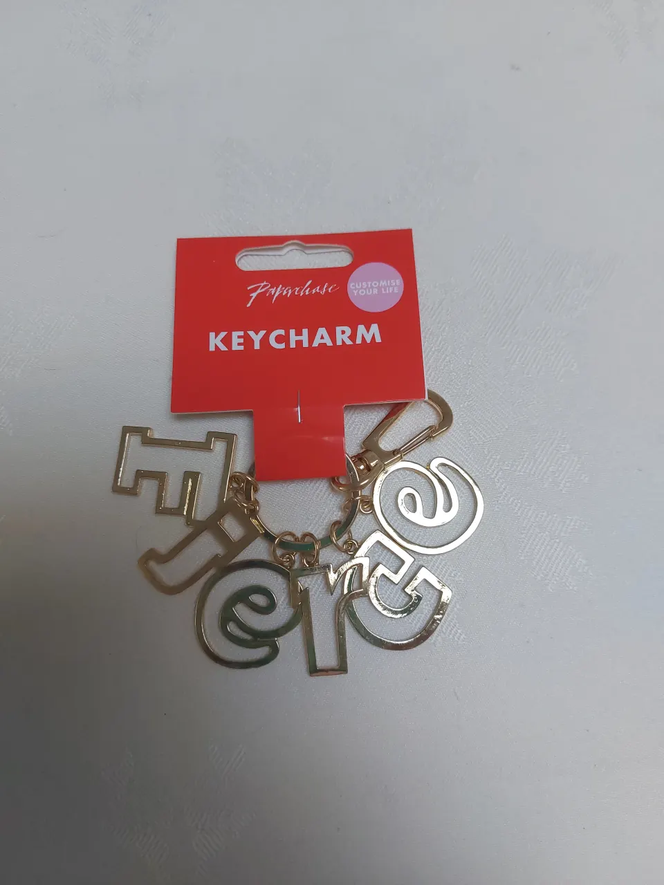 Fierce keyrings from Paperchase RRP £5 each.  Box of 20