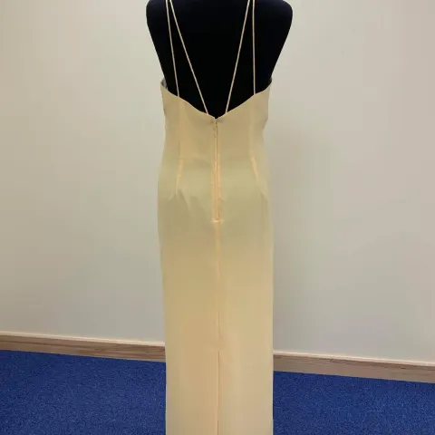Yellow designer dress.  Small size
