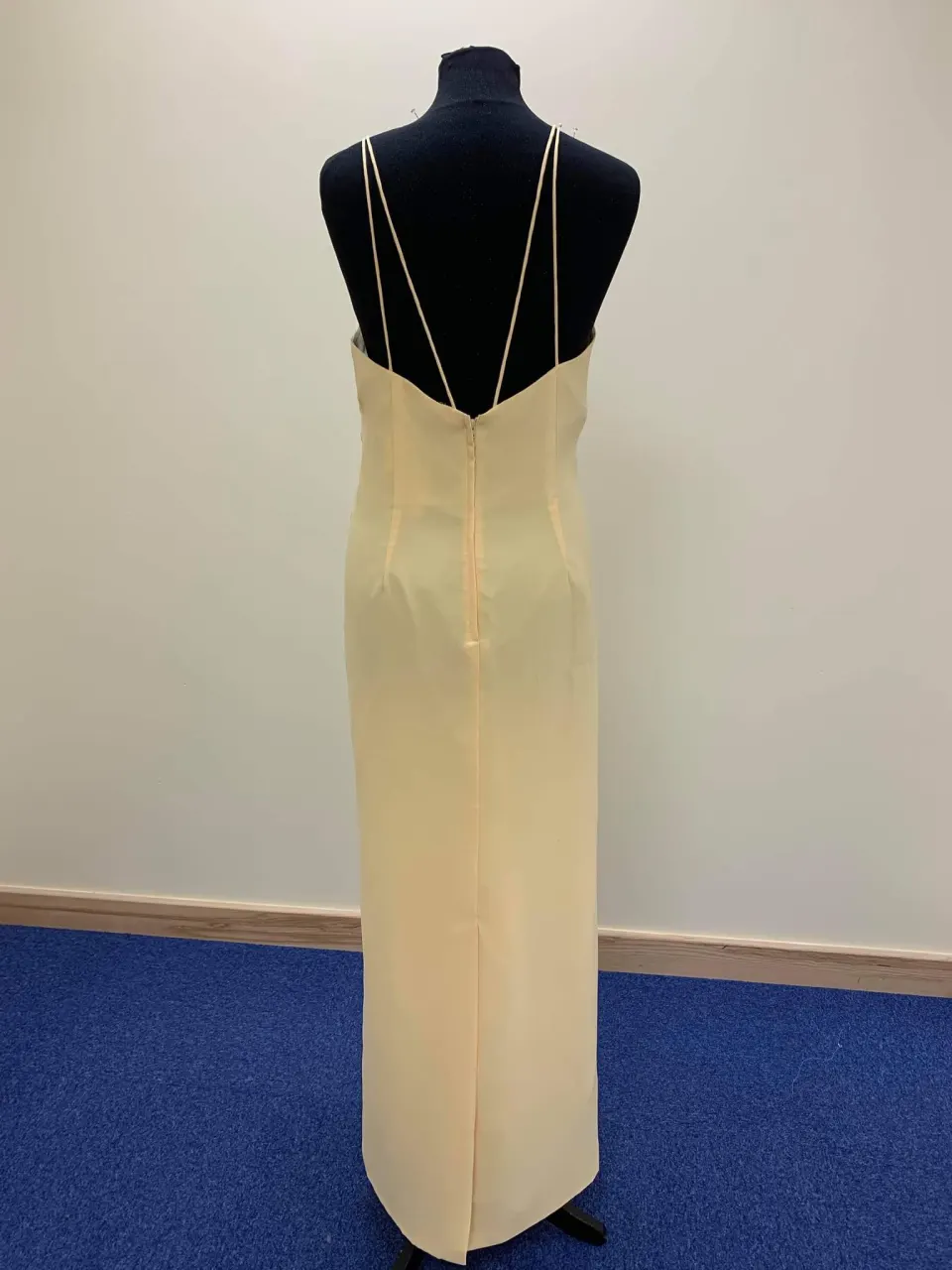 Yellow designer dress.  Small size