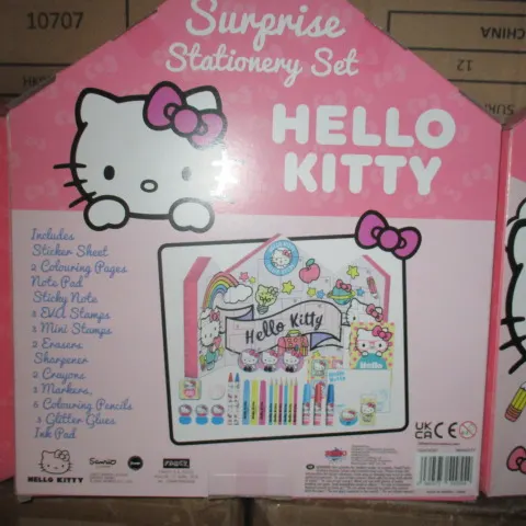 10 Pcs Hello Kitty - Bumper Sized Stationary Box - RRP £12.99/unit