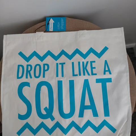 Drop it like a squat bags from Paperchase x 4