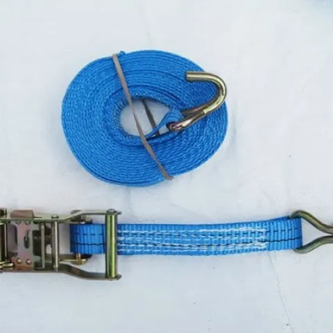 20 X 50MM X 8 METRE RATCHET LASHING WITH CLAW HOOK