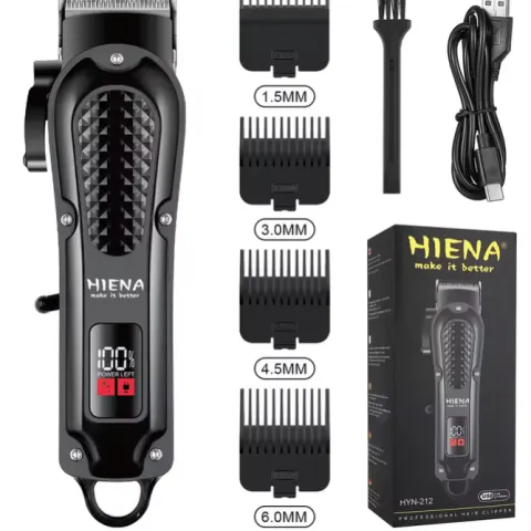 Electric Hair Clipper Rechargeable Cordless Beard Trimmer Men Powerful Electric Hair Clipper