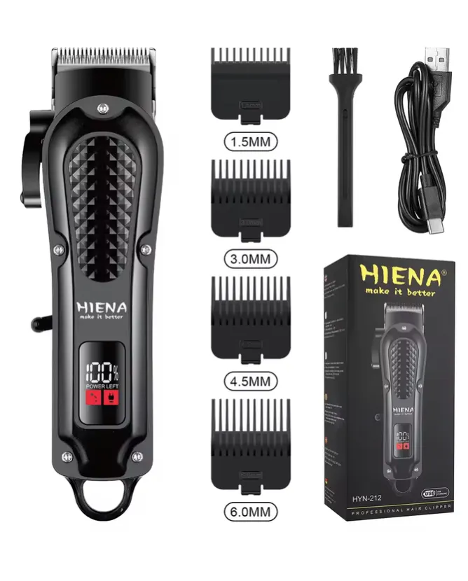 Electric Hair Clipper Rechargeable Cordless Beard Trimmer Men Powerful Electric Hair Clipper
