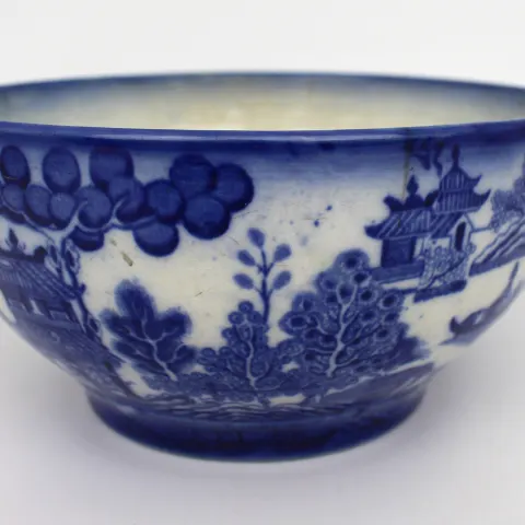 Semi China Blue & White Bowl