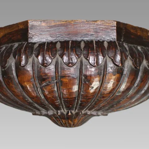 18th Century Carved Walnut Wall Bracket