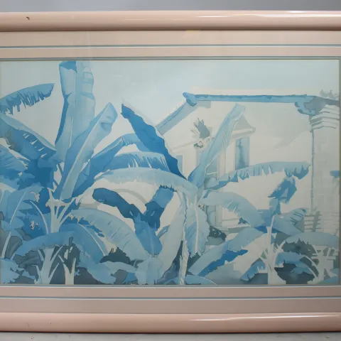 Large Contemporary Caribbean Inspired Print
