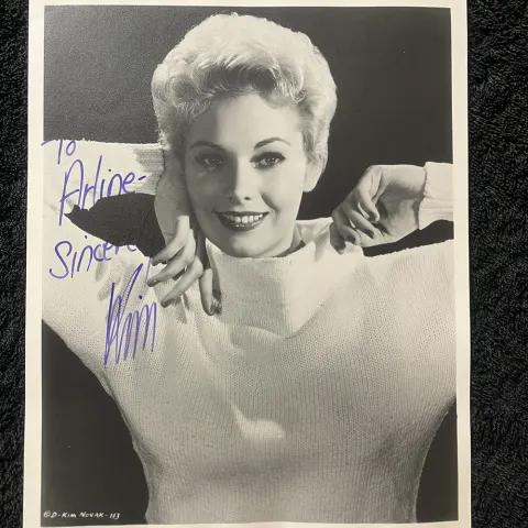 Kim Novak Signed