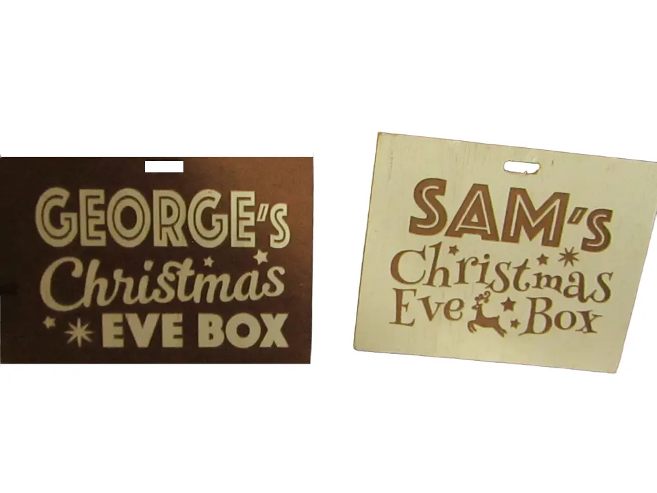 700 x Christmas Eve Personalised Name Plates RRP 1.99 ea L19a