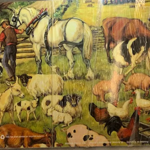 10 x Pack Of 12 Farm Design Wrapping Paper