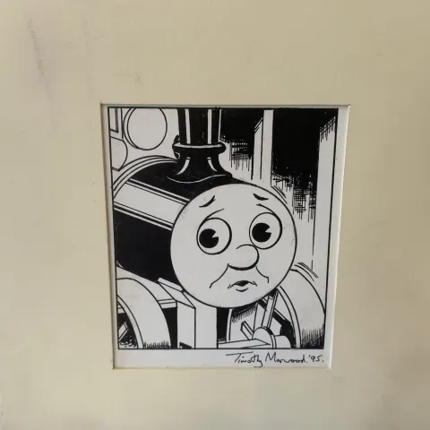 Thomas The Tank Engine & Friends Original Artwork, Signed By Timothy Marwood Truck