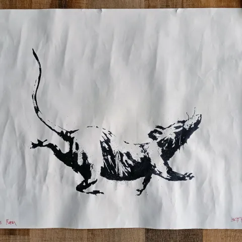 Banksy (Attributed) - GDP Rat Silkscreen - Silkscreen - Signed - 2019 (#0522)