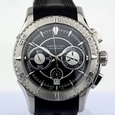 Hamilton/Jazz Master Seaview Chronograph Automatic - Gentlemen's Steel Wristwatch