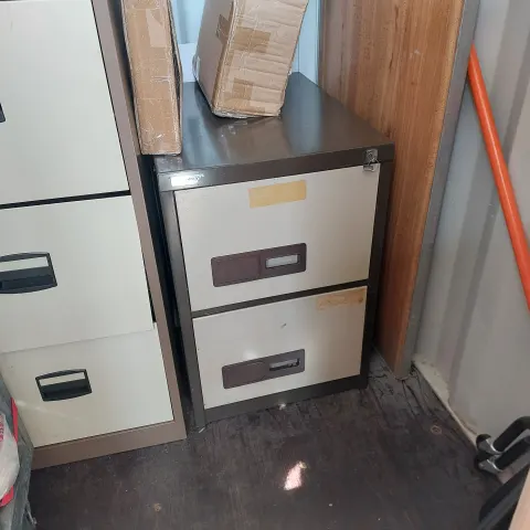 Two drawer filing cabinet