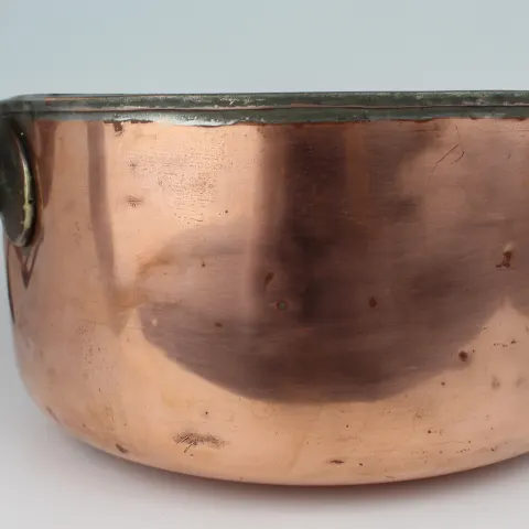 Antique Copper Large Bain Marie Chocolate Melter