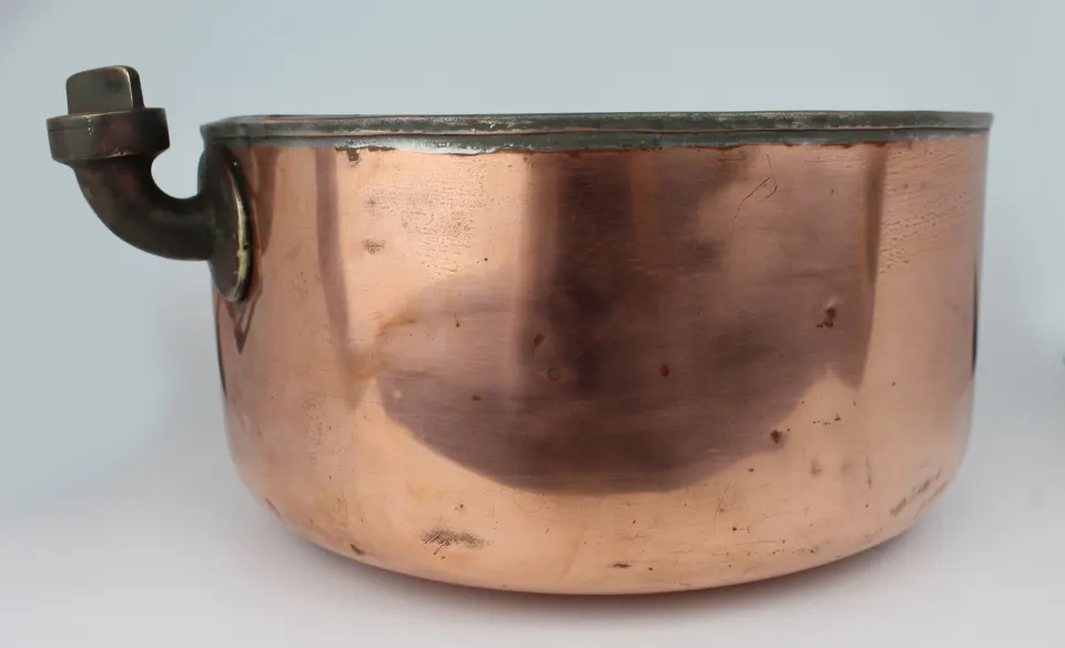 Antique Copper Large Bain Marie Chocolate Melter