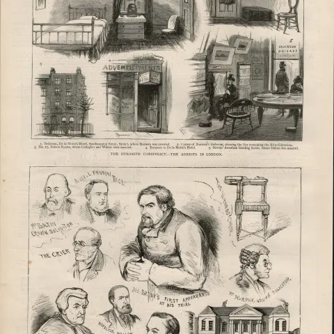 Phoenix Park Murders Irish Invincible Joe Brady First Court Appearance 1883.