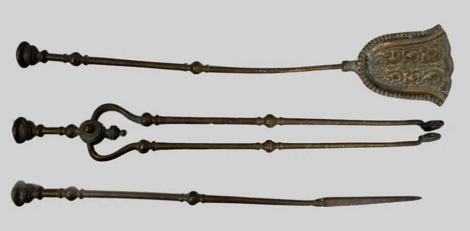Set of Antique Fire Irons