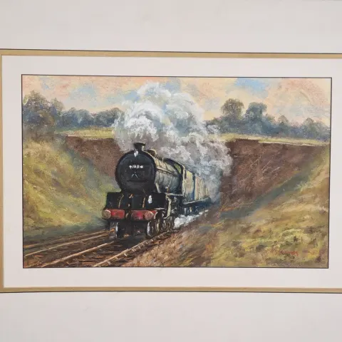 Peter Coombs Original Pastel.