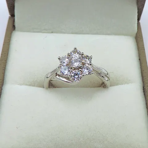 Sterling Silver Gemstone Ring New With Gift Pouch