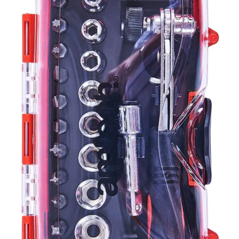 23 Piece Offset Ratchet Drive Handle Socket Set L2b