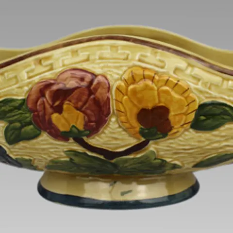 H.J.Wood Indian Tree Boat Shaped Bowl