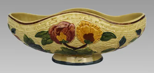 H.J.Wood Indian Tree Boat Shaped Bowl