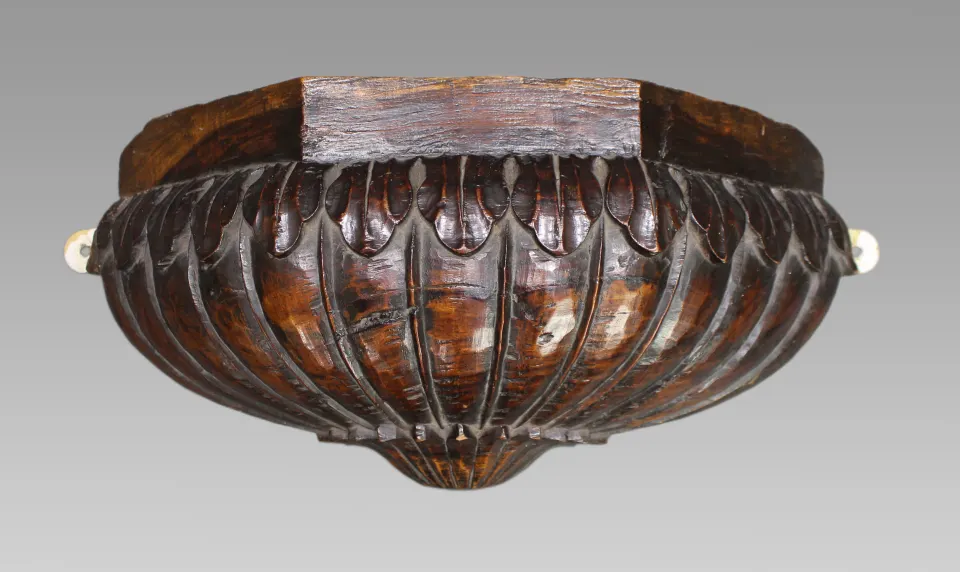 18th Century Carved Walnut Wall Bracket