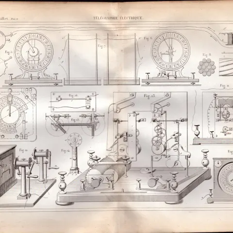 Experimental Physics Optics Meteorology Instruments Etc Antique Diagram-11.