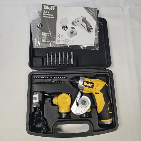 Wolf Multi Head Screwdriver RRP £45