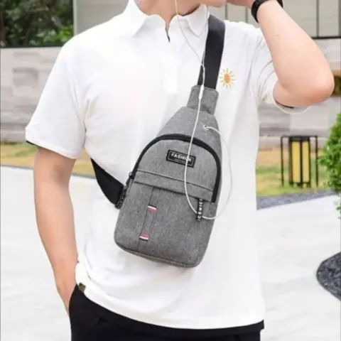 New Men's Chest Bag Diagonal Bag Travel Backpack, Simple Bag, Outdoor Sports Bag, Hiking.