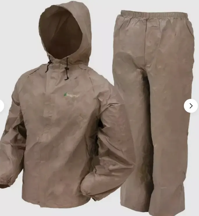 4 X Frogg Toggs Mens Ultra Lite Rain Suit-Festivals, Camping, Hiking,Fishing, XL/XXL