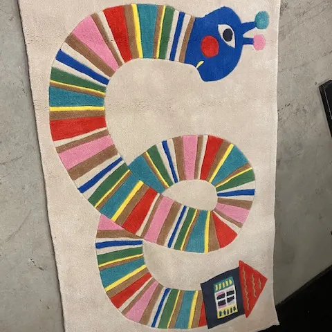 Zofia Rostad Designer Rug. Escargot Rigolo 110/170cm