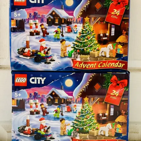 2 x Lego City Advent Calendar 2022 Set 60352  New Sealed Boxes